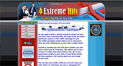 Desktop Screenshot of 4extremehits.com