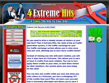 Tablet Screenshot of 4extremehits.com